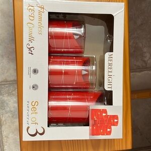 Merelight Flameless LED Candle Set of 3